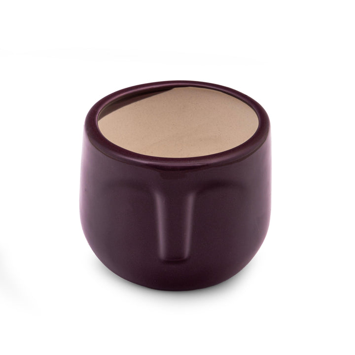 Add a touch of personality to your indoor space with our unique ceramic face plant pot, perfectly designed for small plants like aloe, succulents, or herbs