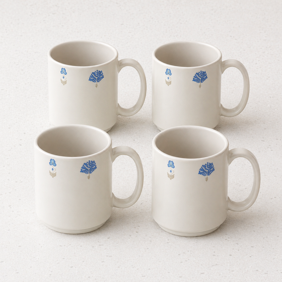 The Solitude Mug, Set of 4, 380ml