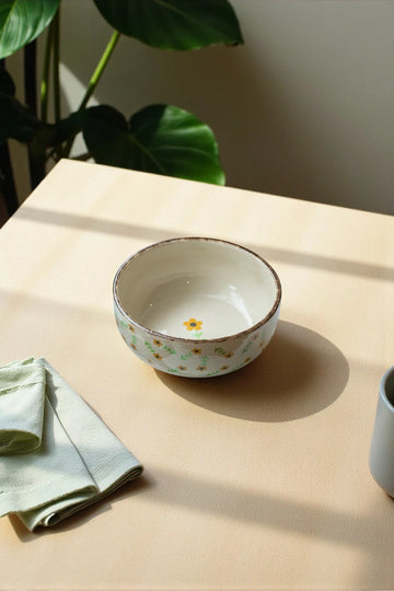 Sunshine Bowl - 500 ML — handcrafted Indian ceramic bowl