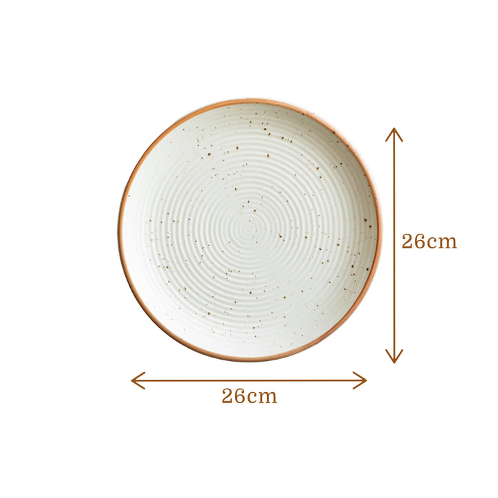 Ceramic dinner plate dimension