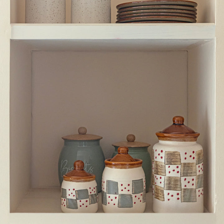 ceramic jars for kitchen, store with elegance