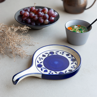 Royal Service Platter — handcrafted Indian ceramic platter
