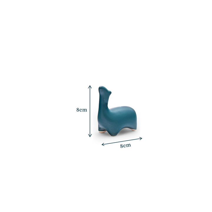 Dimension 8cm*8cm small ceramic dino figurine for your kid's study desk, from a set of 3.
