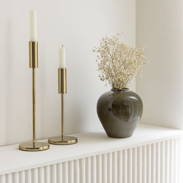 Elegant Vase (Never the Same Olive Twice) — handcrafted Indian ceramic vase