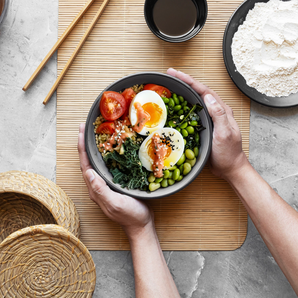 Handmade 1L grey ceramic bowl with silver lining, non-toxic and dishwasher safe for elegant dining.