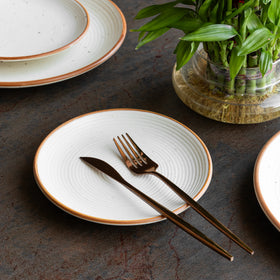 Sands Dune Quarter Plate — handcrafted Indian quarter plate