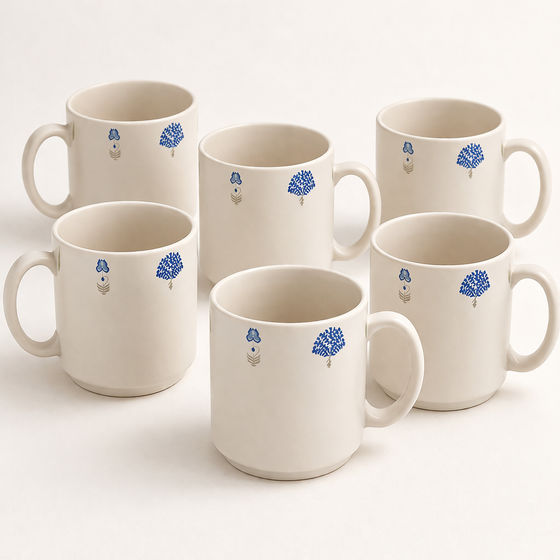 The Solitude Mug, Set of 6, 380ml